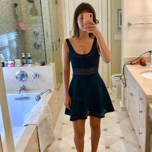 Elizabeth and James Mini Navy Blue Dress- 2